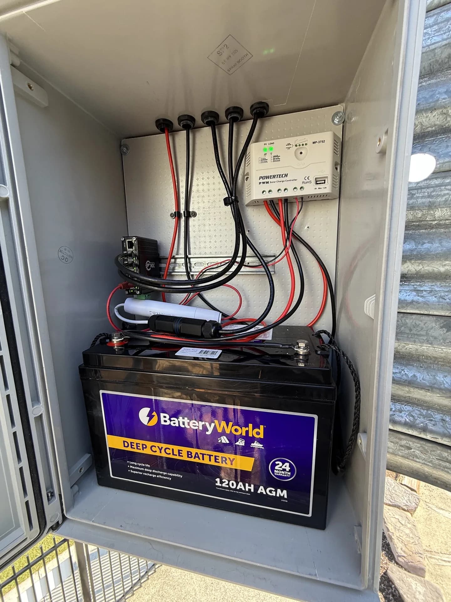 B&V intruder alarm systems project