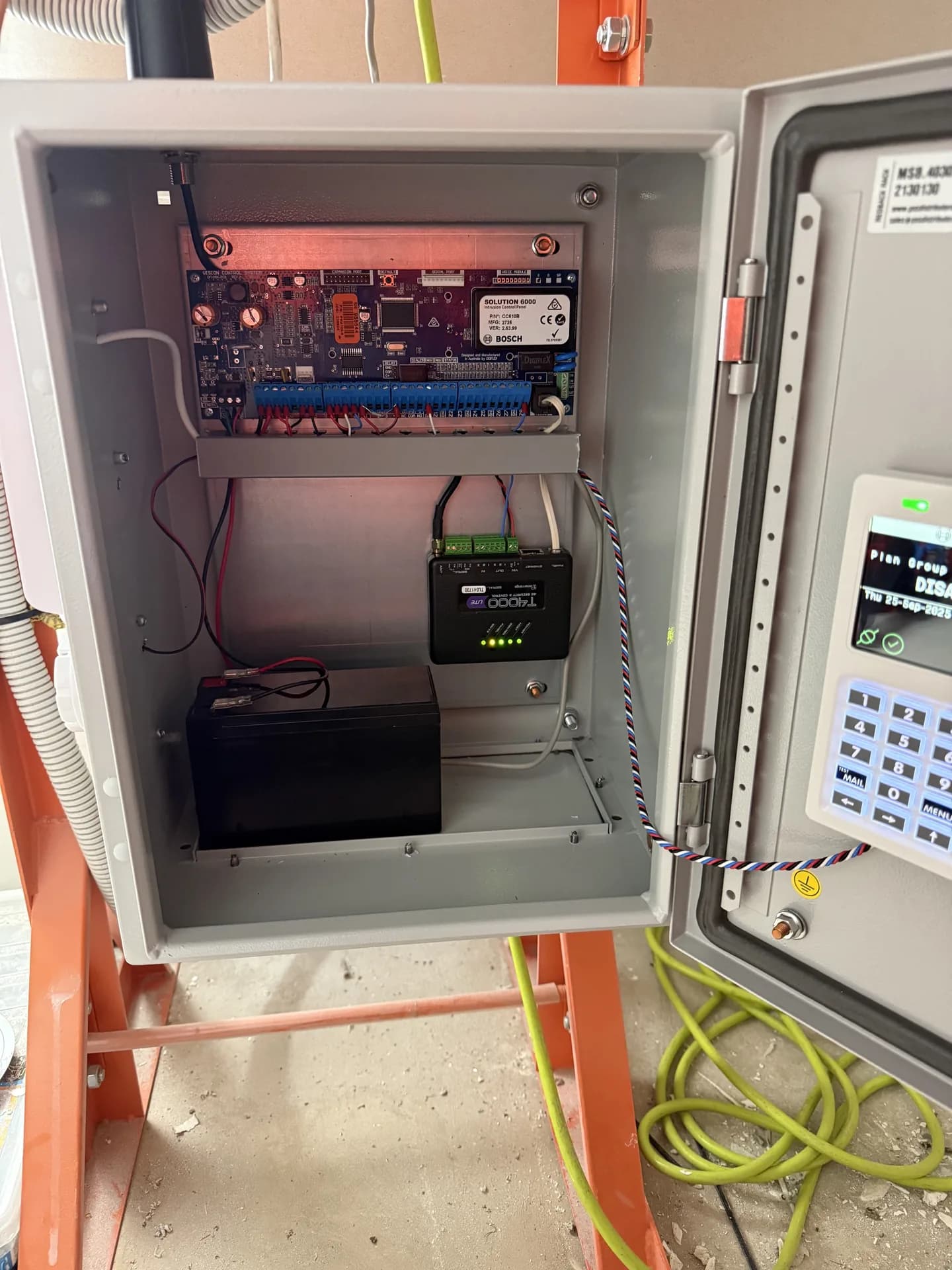 B&V intruder alarm systems project