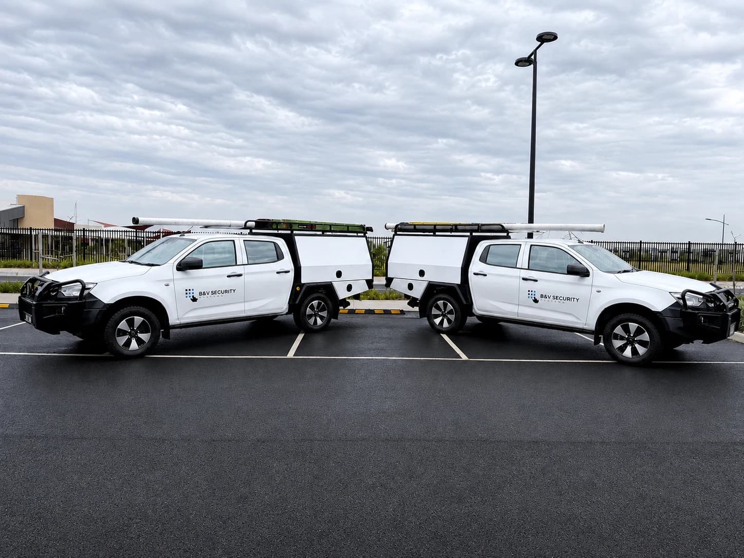 B&V Security service vehicles