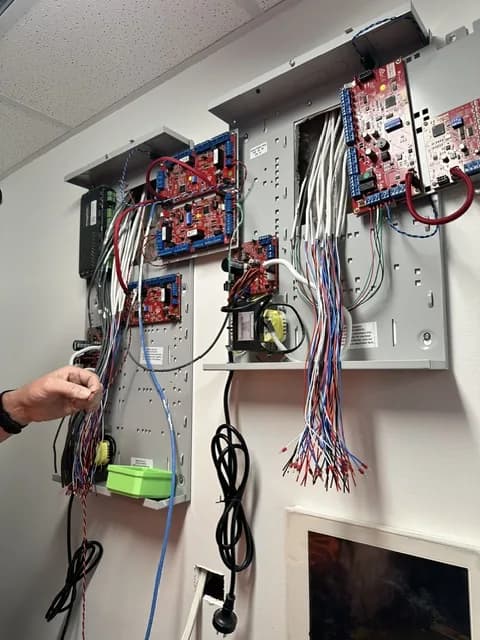 B&V intruder alarm systems project